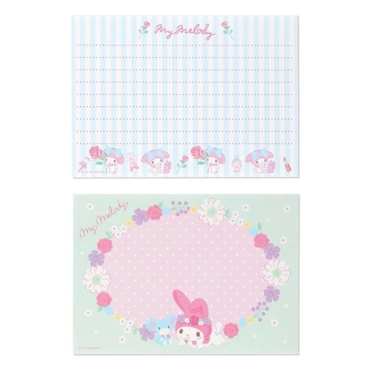 Sanrio My Melody Memo Pad 8 Designs