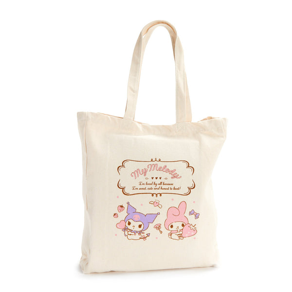 Sanrio My Melody x Kuromi Canvas Tote Bag