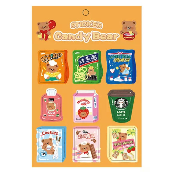 Kawaii Bear Decorative Stickers