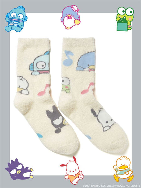 Sanrio Mix Characters Plush Slipper Sock