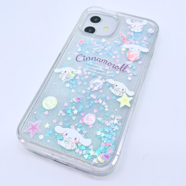 Kawaii Glitter Liquid iPhone Case