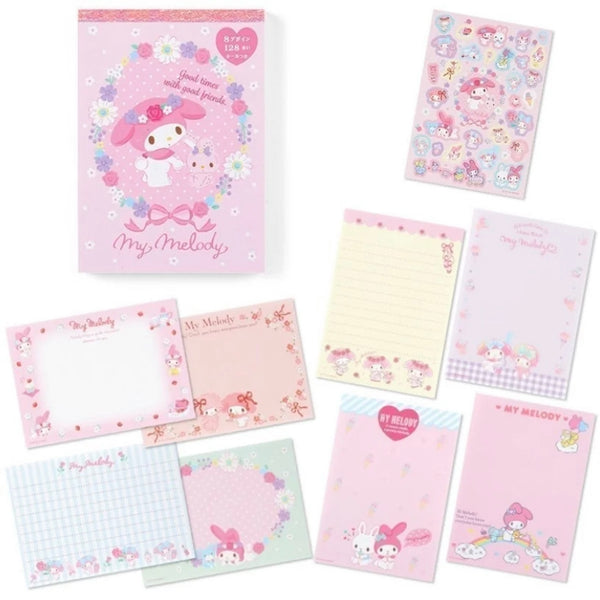 Sanrio My Melody Memo Pad 8 Designs