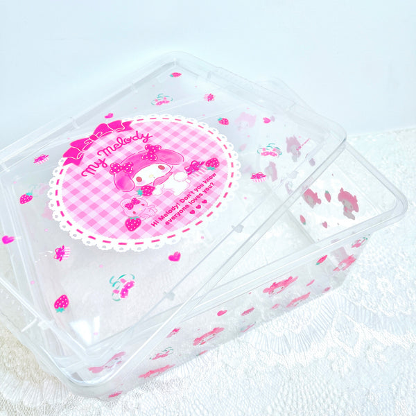 Sanrio Plastic Storage Bin with Lid