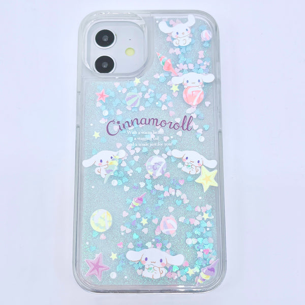 Kawaii Glitter Liquid iPhone Case