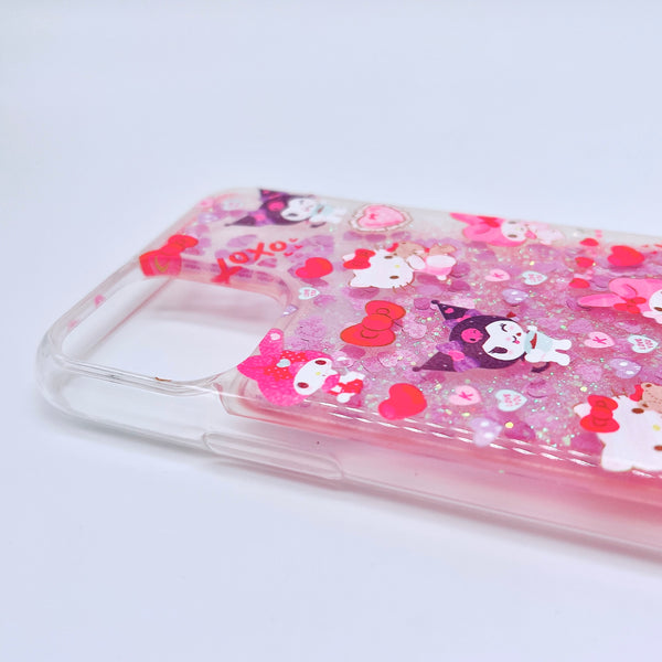 Kawaii Glitter Liquid iPhone Case - 11 Pro Max