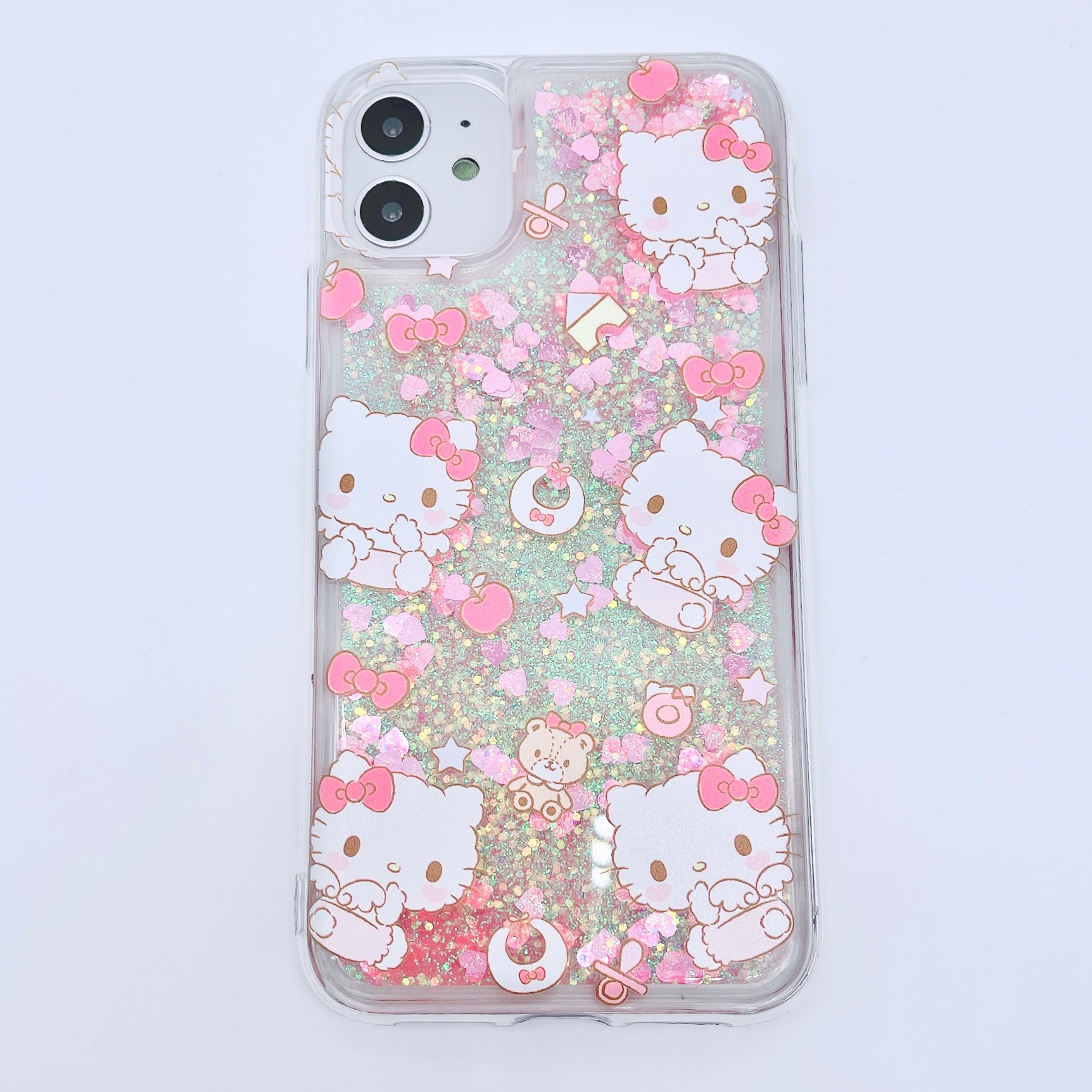 Kawaii Glitter Liquid iPhone Case - 11 Pro