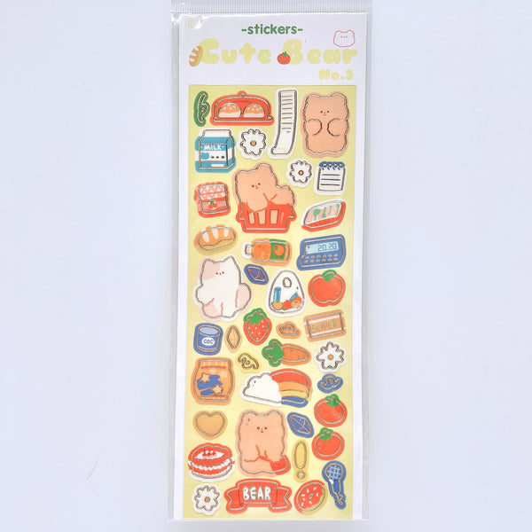 Kawaii Bear Decorative Stickers