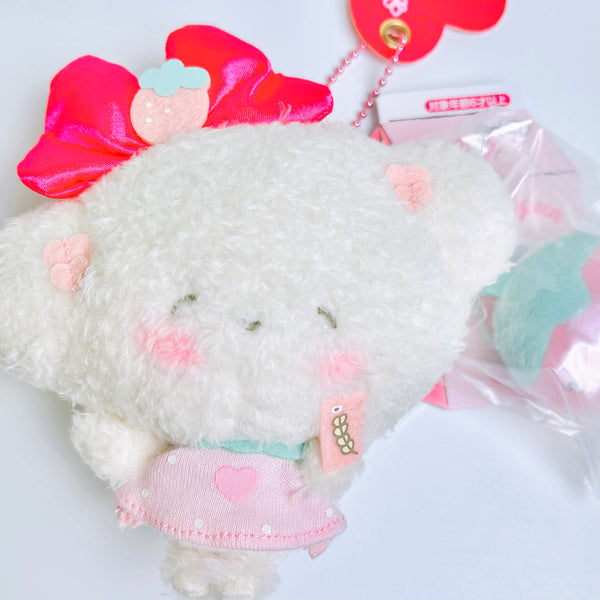 Sanrio First Love Cogimyun Mascot + Strawberry Sachet