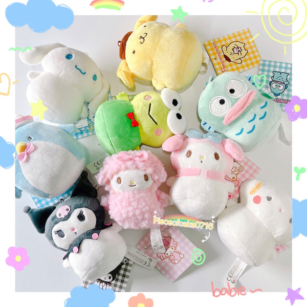 Sanrio Chubby Snowman Hangyodon Mascot