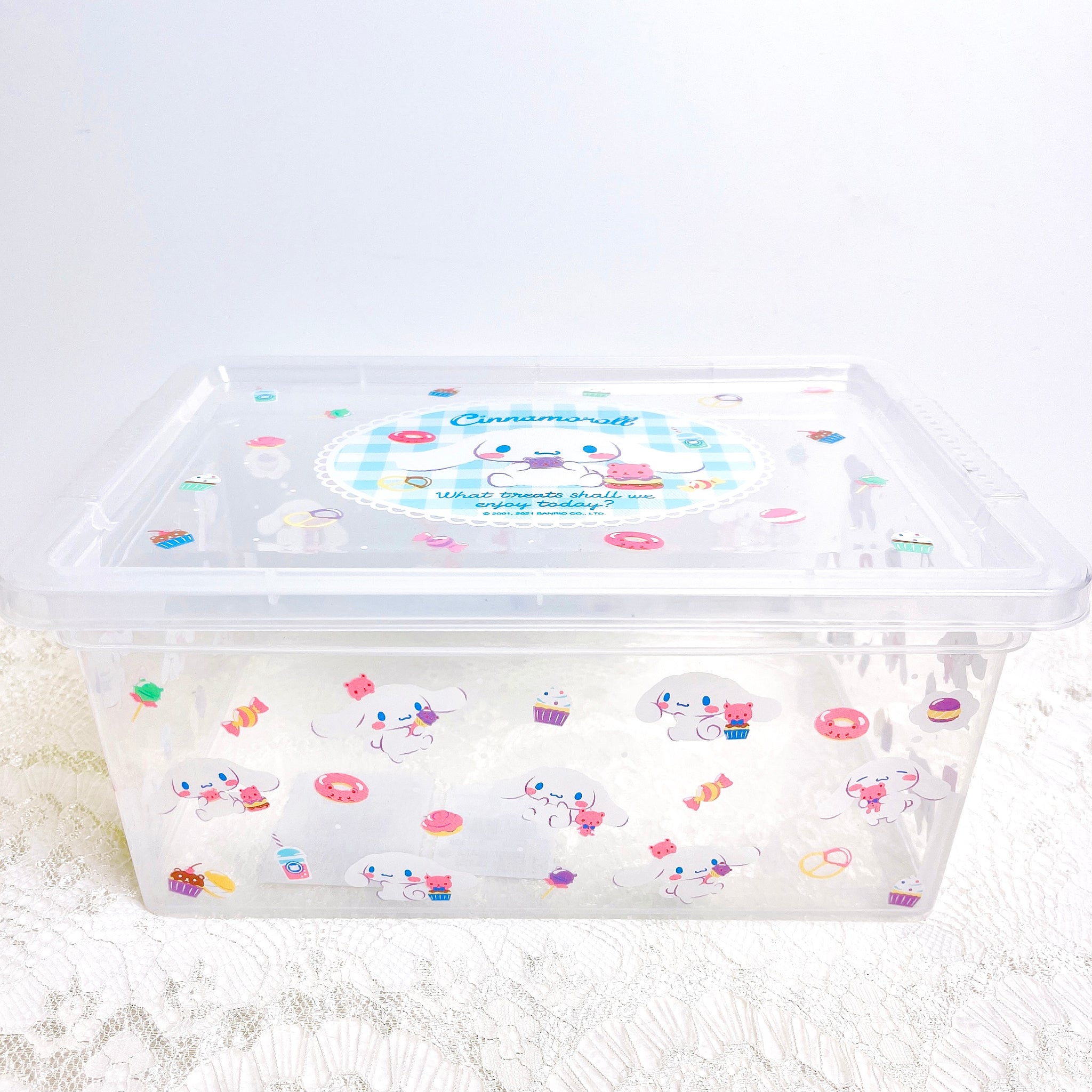 Sanrio Plastic Storage Bin with Lid