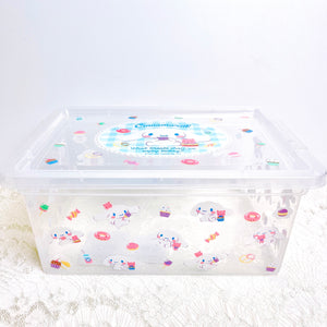 Sanrio Plastic Storage Bin with Lid