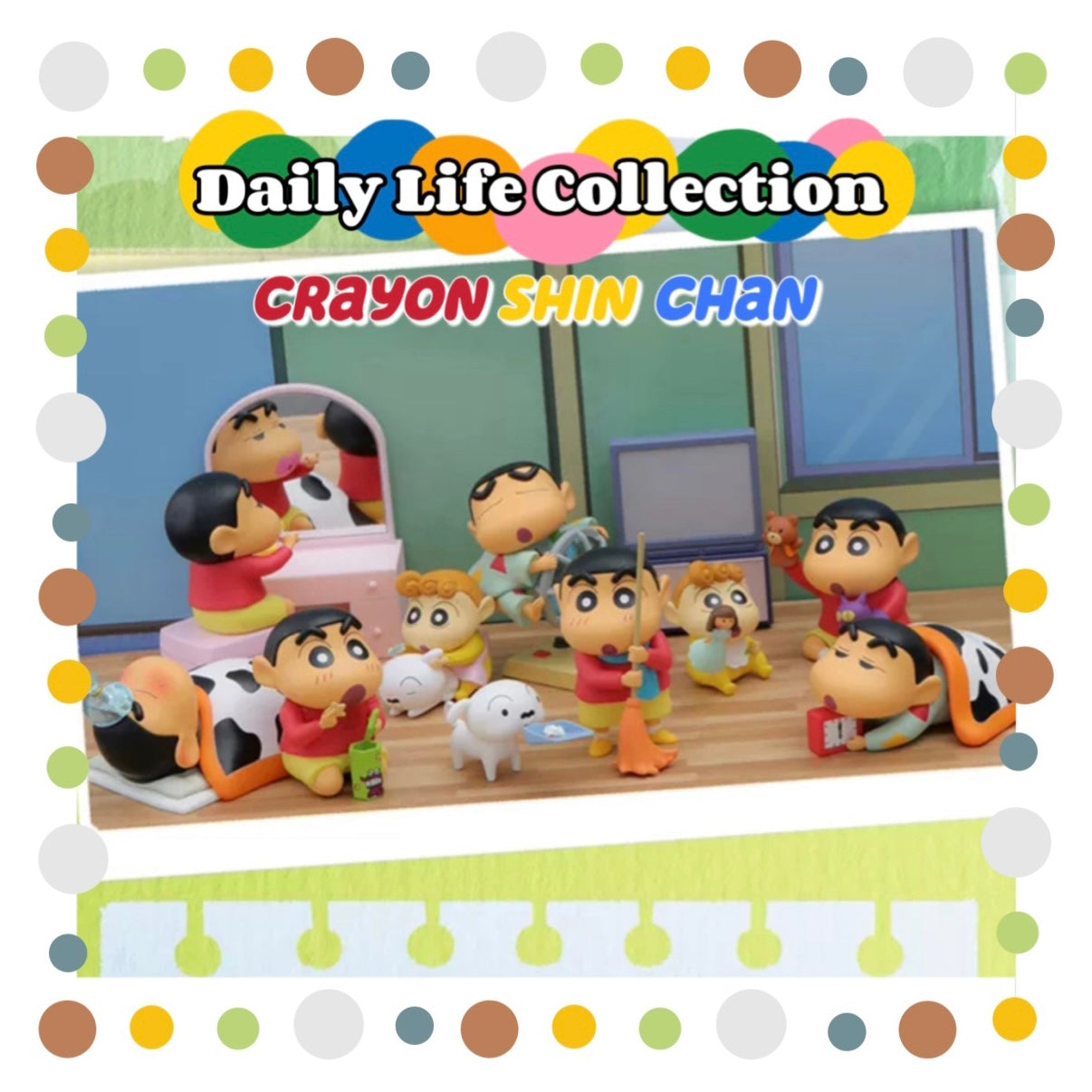 Daily Life Crayon Shin Chan Blind Box Figure