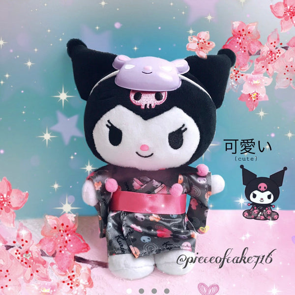 Sanrio Kimono Kuromi Mascot