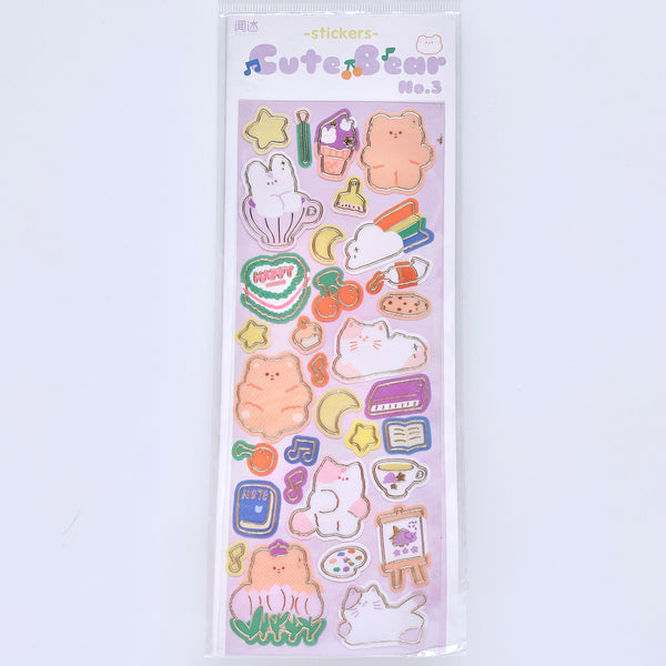 Kawaii Bear Decorative Stickers