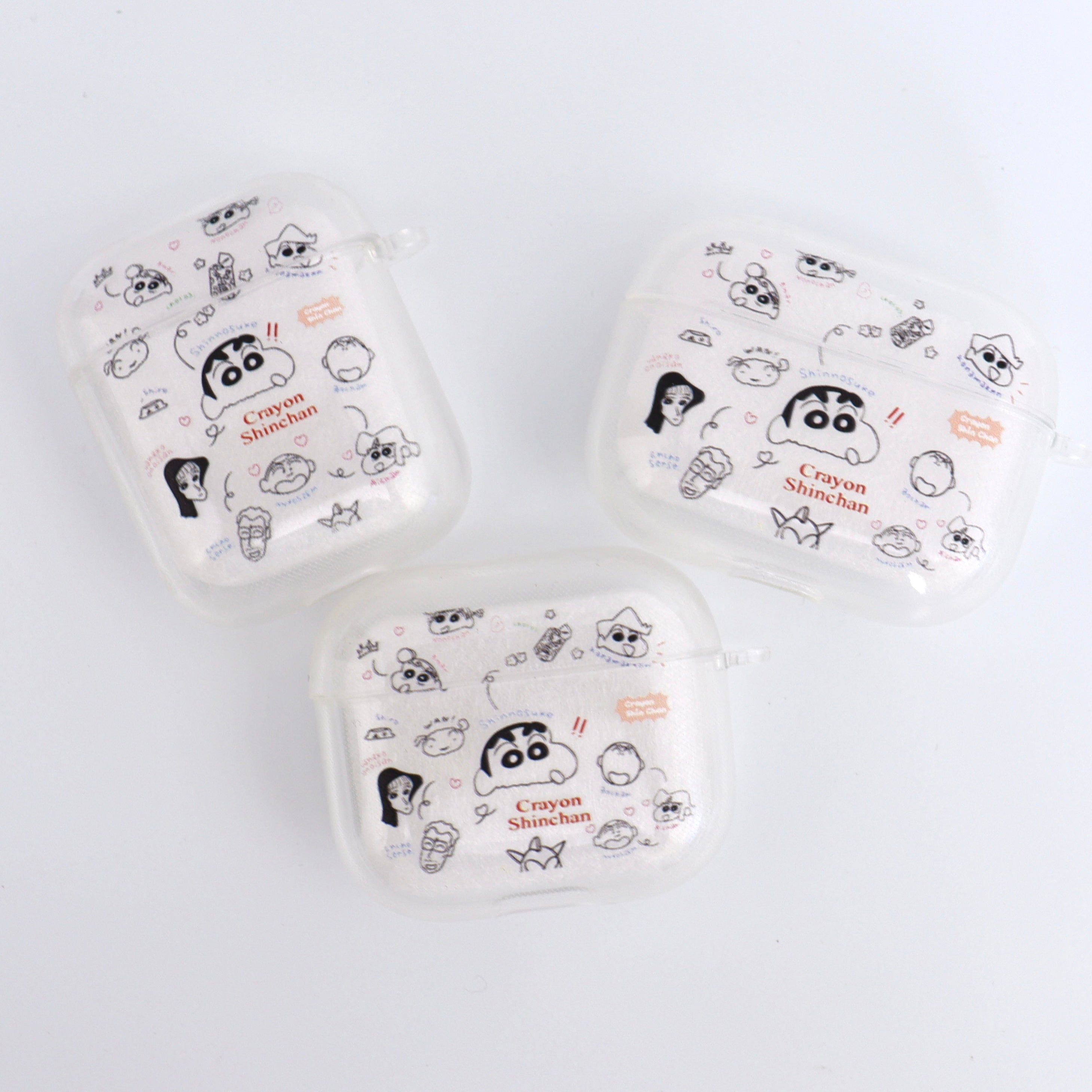 Cute Crayon Shin Chan Protective AirPods Case Cover