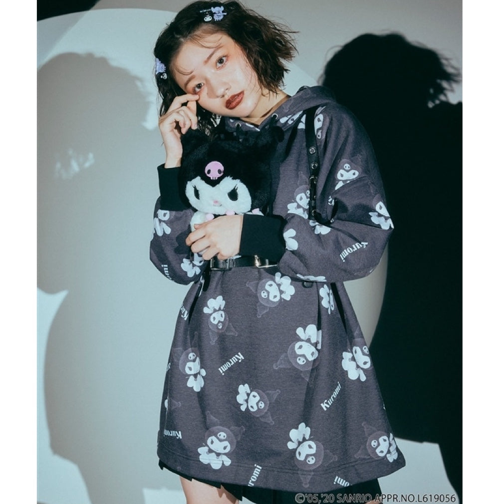 Sanrio Kuromi Oversized Graphic Hoodie