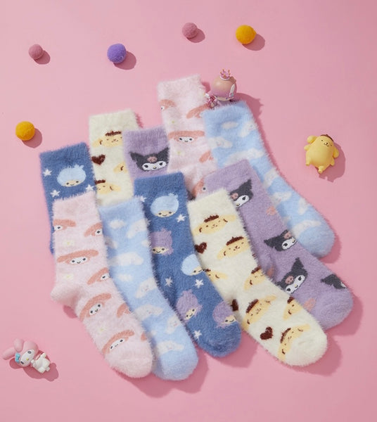 Sanrio Characters Fuzzy Sock