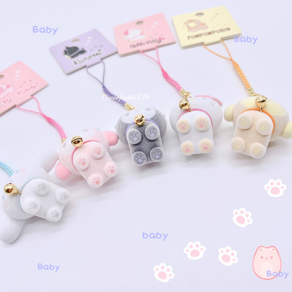 Sanrio Fuzzy Lucky Cat Netsuke Charm