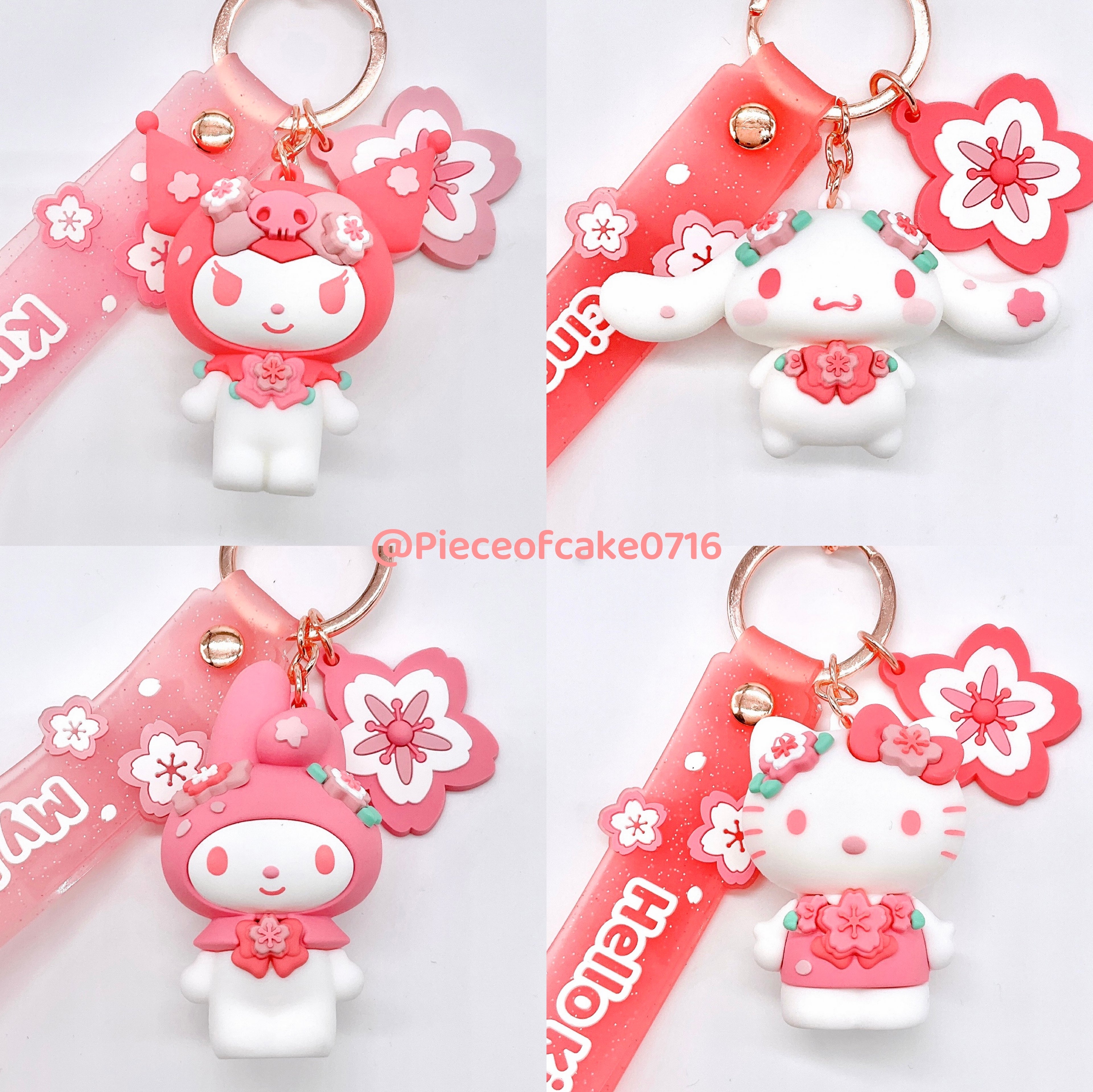 Sanrio x Miniso Sakura Figure Keychain