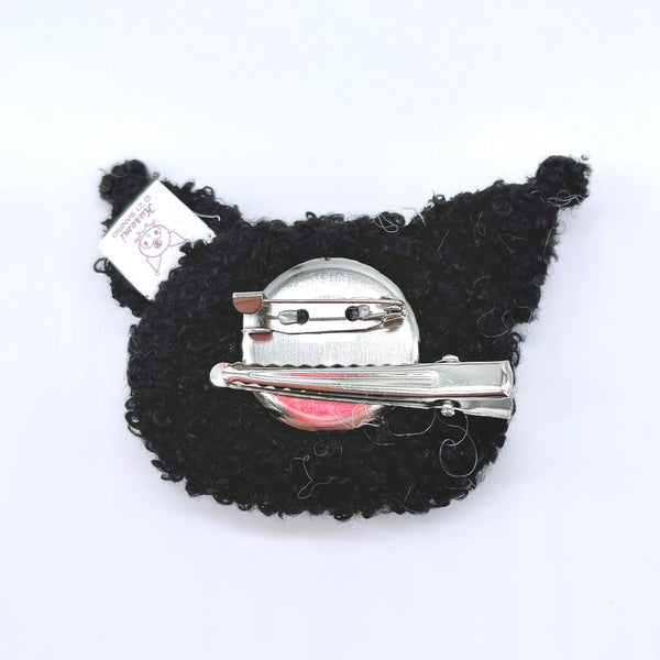 Sanrio Kuromi Flurry Brooch Pin / Clip