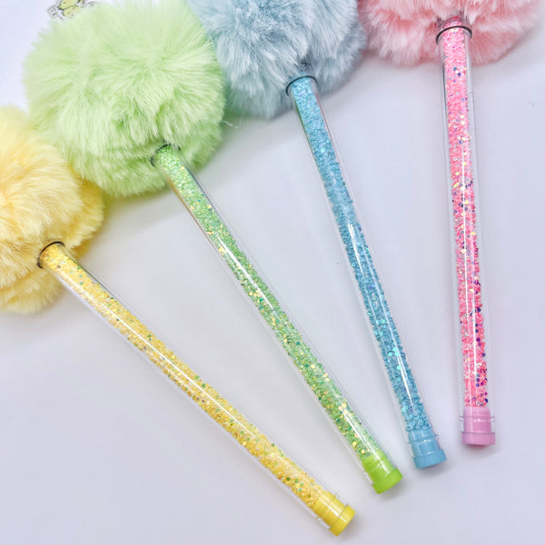 Sanrio Fluffy Pom Pom Ballpoint Pen