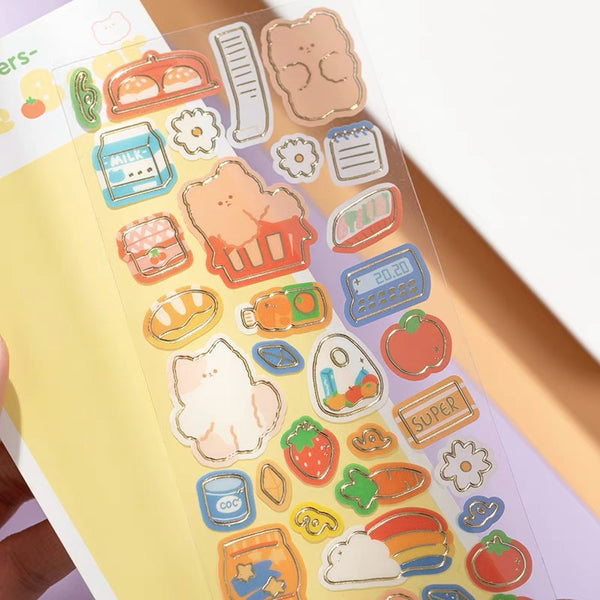 Kawaii Bear Decorative Stickers