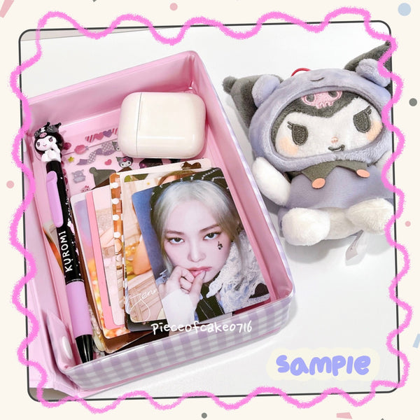 Sanrio Storage Box + Deco Toploader + Stickers Set