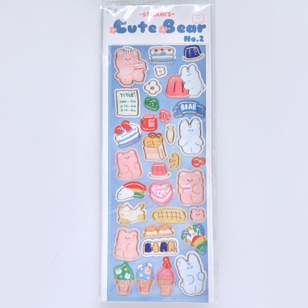 Kawaii Bear Decorative Stickers