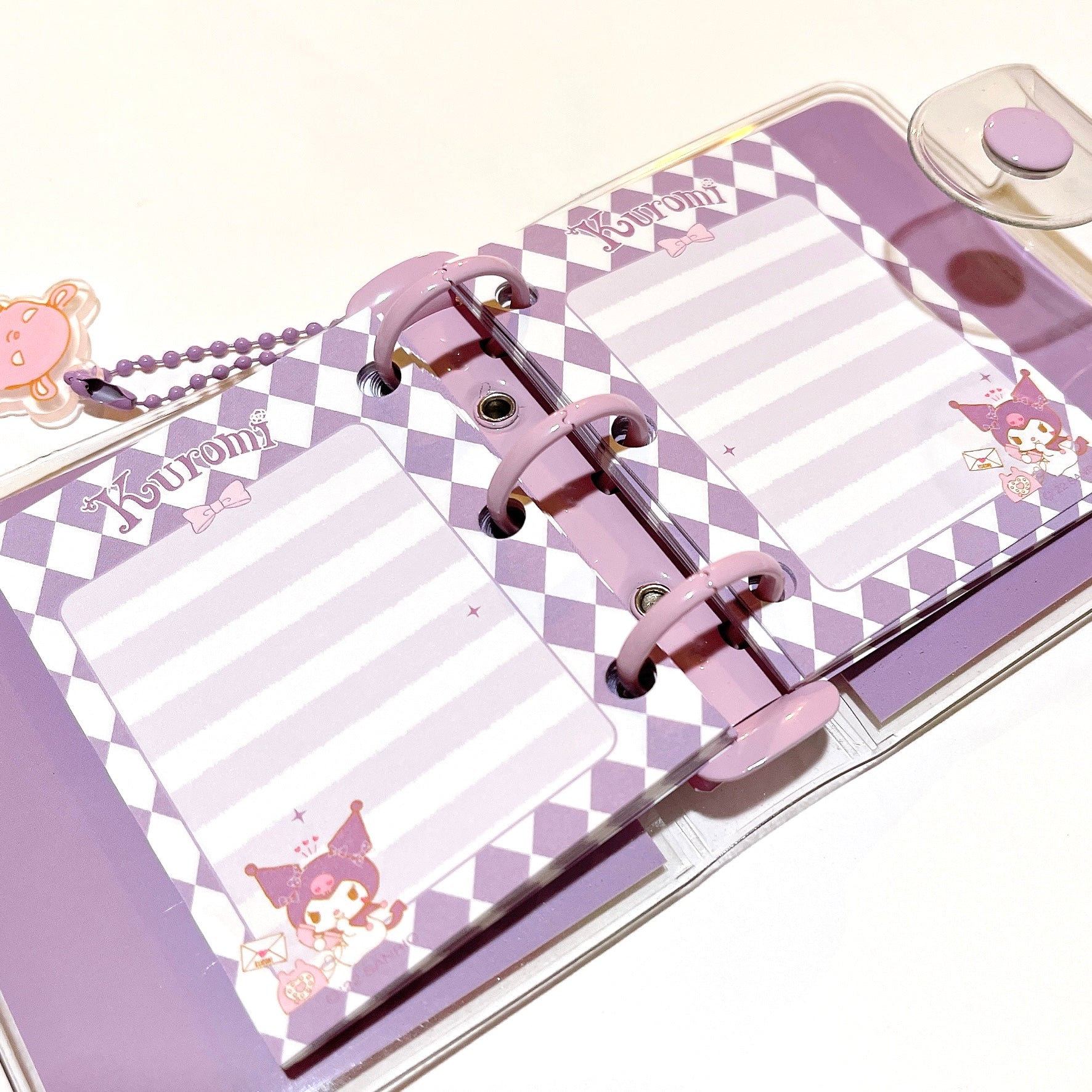 Sanrio Kuromi Pocket 3 Ring Binder