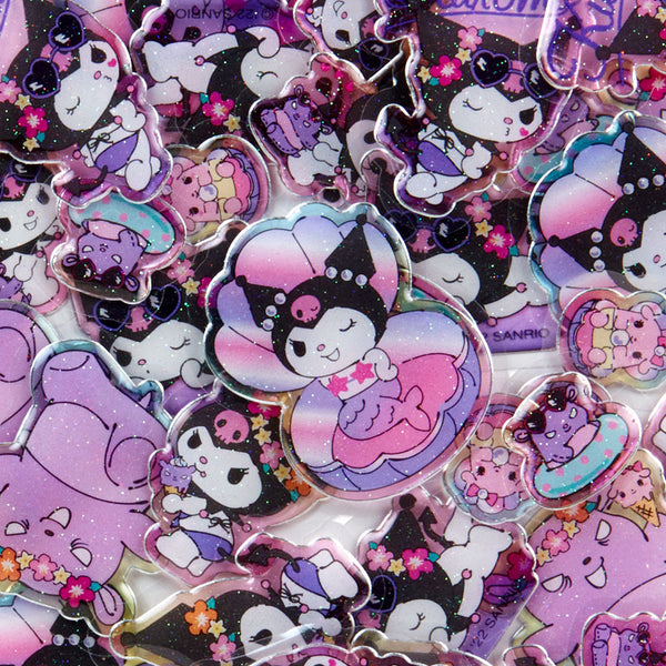 Sanrio Kuromi Bling Bling Gel Stickers