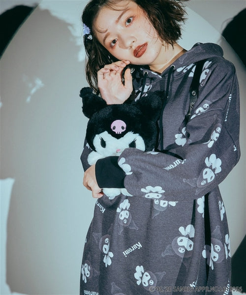 Sanrio Kuromi Oversized Graphic Hoodie