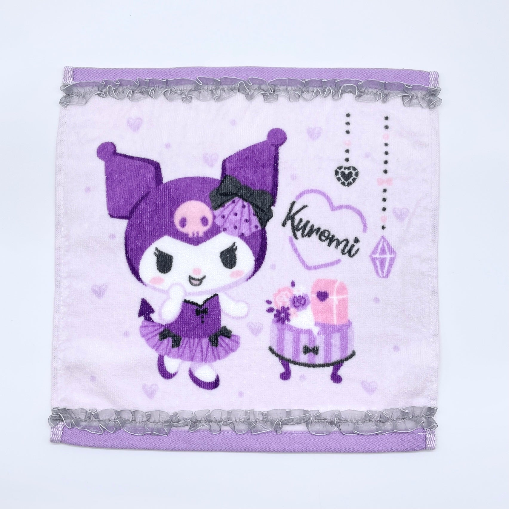 Sanrio Romantic Kuromi Wash Towel