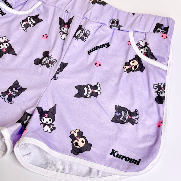 Sanrio Kuromi Cotton Shorts