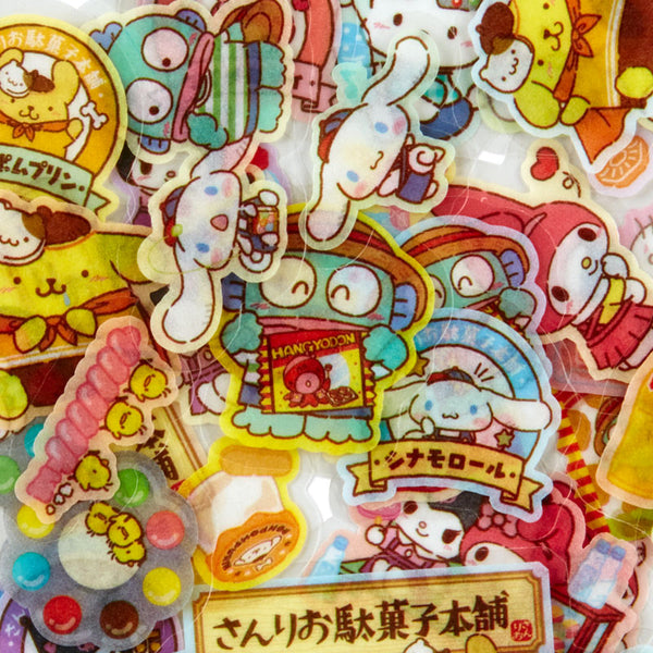 Sanrio Characters Candy Shop Decorative Stickers