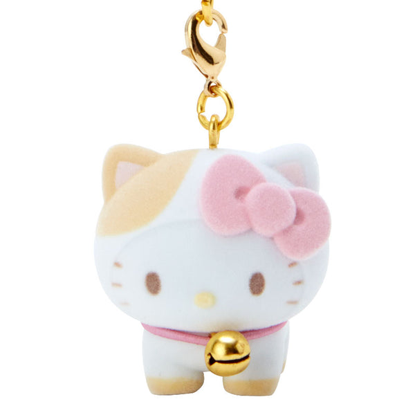 Sanrio Fuzzy Lucky Cat Netsuke Charm