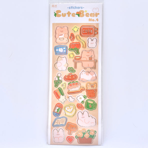 Kawaii Bear Decorative Stickers