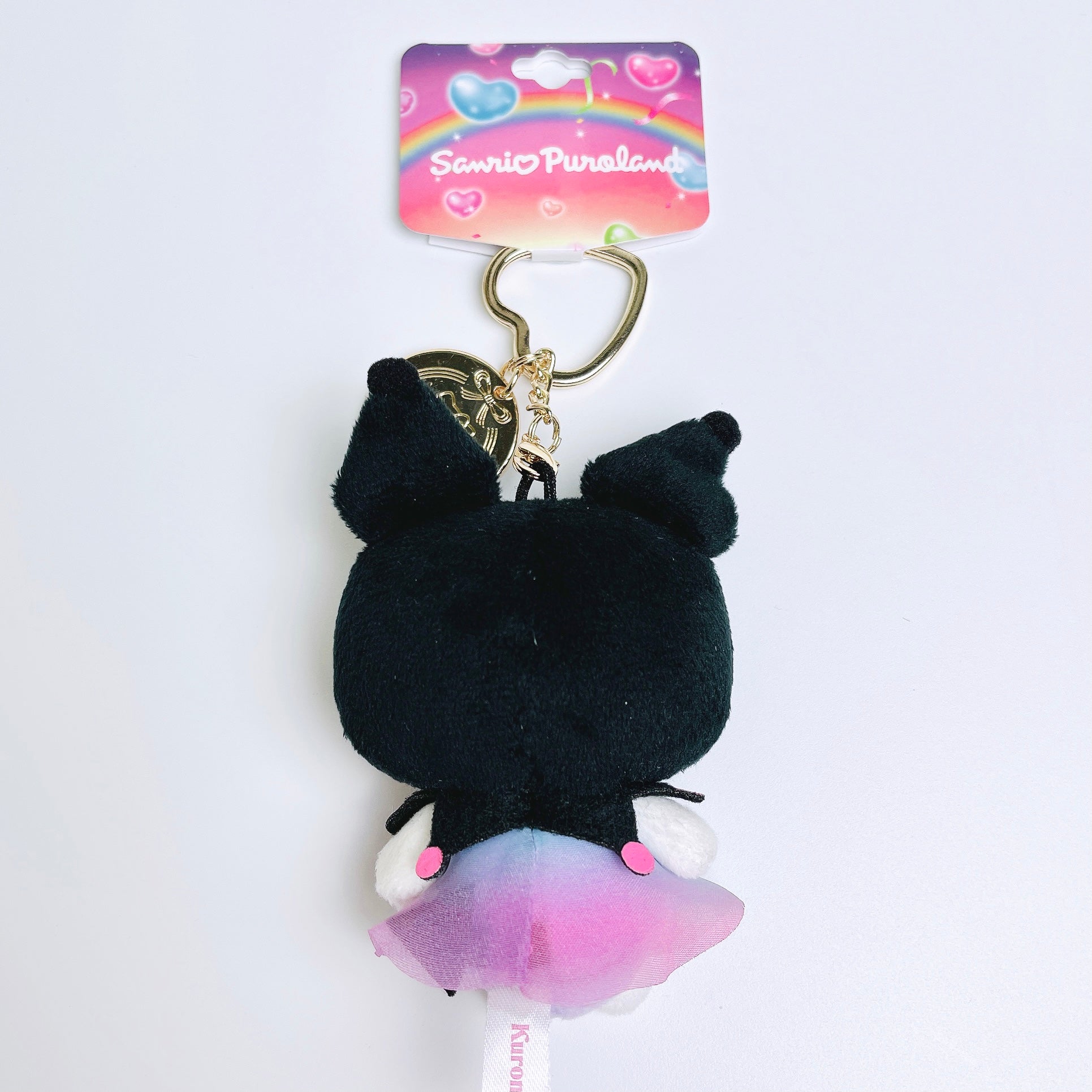 Sanrio Puroland 30th Anniversary Kuromi Mascot Keychain