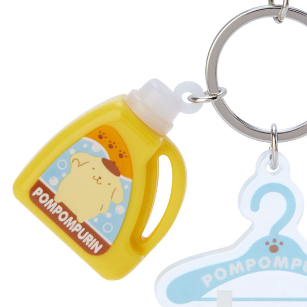 Sanrio Pompompurin Laundry Day Acrylic Keychain