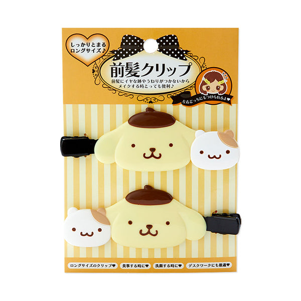 Sanrio Pompompurin Big Hair Clip Set